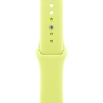 Apple Watch SE 3 40 mm, Midnight Aluminum Neon Yellow Sport Band S/M